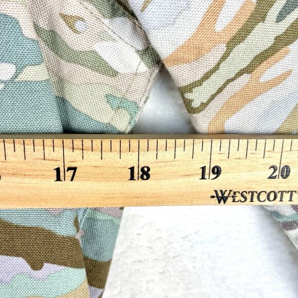 VTG Y2k Altamont Canvas Work Shirt Men S Paint By Number AOP Pastel Camo Skater - Picture 9 of 10